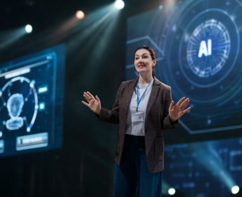 Canadians using Conversational AI for coffee orders and TikTok hacks, showing AI adoption trends in Canada